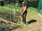 TRIMOOR also works for water weed cutting, Amazing!