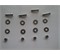 Stainless steel D4 Screws, Washers , Nilstop Bolts pack
